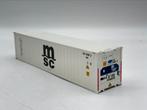 TEKNO 40 ft reefer container MSC LADING, Hobby en Vrije tijd, Modelauto's | 1:50, HGL74-@hotmail.com, Nieuw, Bus of Vrachtwagen