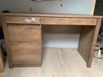 Eikenhouten bureau, Huis en Inrichting, Ophalen, Zo goed als nieuw, Bureau