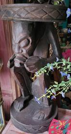 Vintage/Houtsnijwerk/Tafeltje/Afrika, Ophalen of Verzenden