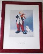 Peter Motz - schilderij van clown met hond, Antiek en Kunst, Kunst | Litho's en Zeefdrukken, Ophalen of Verzenden