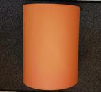 Oranje Katoenen Cilinder Lampenkap / Diameter 30 / Hoog 40, Ophalen of Verzenden, Rond, Vintage Look / Klassiek