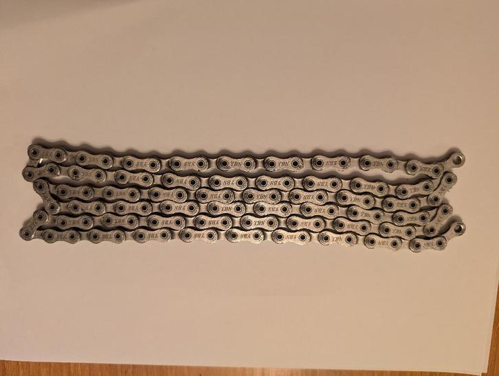YBN titanium ketting SLA212 Ti-N - 12s, Fietsen en Brommers, Fietsonderdelen, Zo goed als nieuw, Racefiets, Crankstel of Pedalen