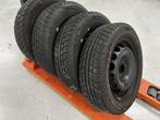 Winterbanden op stalen velg voor Citroen C1, Auto-onderdelen, Banden en Velgen, Ophalen, 14 inch, Gebruikt, Banden en Velgen