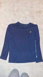 Longsleeve Lyle & Scott s shirt lange mouw katoen, Maat 46 (S) of kleiner, Blauw, Ophalen of Verzenden, Zo goed als nieuw