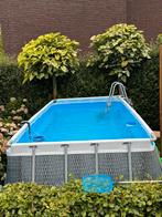 Bestway opzetzwembad incl. Zand filterpomp & warmtepomp, 200 tot 300 cm, Zo goed als nieuw, Rechthoekig, Ophalen