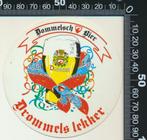 Sticker: Dommelsch Bier - Drommels lekker (2), Verzenden, Zo goed als nieuw, Bedrijf of Vereniging