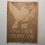 Oude krant - Ons Vrije Nederland, Boeken, Tijdschriften en Kranten, Verzenden, Gelezen, Krant