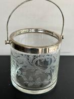 Art Nouveau kristal ? geslepen kleine ijs emmer Wijnkoeler, Antiek en Kunst, Ophalen of Verzenden