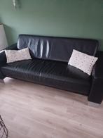 Complete woonkamer bank met 2 stoelen (draai) van buffelleer, Huis en Inrichting, Ophalen, Gebruikt