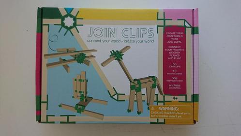 JOIN CLIPS Basis Set Mini Editie KAPLA KEVAPLANKS BBLOCKS, Kinderen en Baby's, Speelgoed | Houten speelgoed, Nieuw, Overige typen