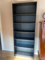 Zwarte boekenkast, Huis en Inrichting, Kasten | Boekenkasten, 200 cm of meer, Zo goed als nieuw, 25 tot 50 cm, Overige materialen