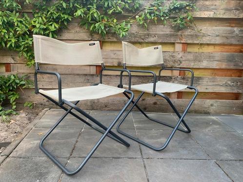 Twee Lafuma Mobilier FGX XL kampeerstoeltjes., Caravans en Kamperen, Kampeermeubelen, Gebruikt, Campingstoel, Ophalen