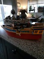 Playmobil piratenboot met bakje vol toebehoren, Ophalen of Verzenden, Zo goed als nieuw