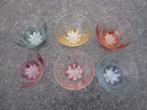 6 glazen kommetjes   retro  /  vintage, Verzamelen, Retro, Ophalen of Verzenden, Huis en Inrichting