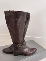 Bruin leren dames laars mt 39 merk  Nic Dean, Ophalen of Verzenden, Zo goed als nieuw, Bruin, Hoge laarzen