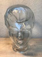 Vintage glazen hoofd jongenshoofd, Antiek en Kunst, Ophalen of Verzenden