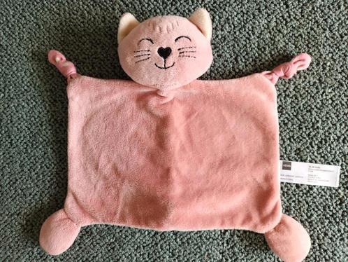 Knuffeldoek poes poesje kat katje roze polkadot van Hema, Kinderen en Baby's, Speelgoed | Knuffels en Pluche, Zo goed als nieuw