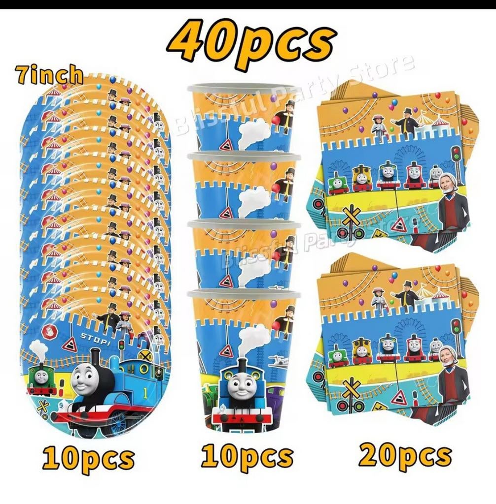 Thomas de Trein Feestartikelen Set - Nieuw, Hobby en Vrije tijd, Feestartikelen, Ophalen, Nieuw, Feestartikel, Verjaardag