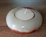 Marmeren Waxine Licht Houder, Overige materialen, Ophalen of Verzenden, Crème, Gebruikt