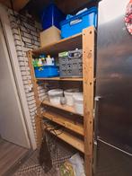 Houten stellingkast, Ophalen, Gebruikt