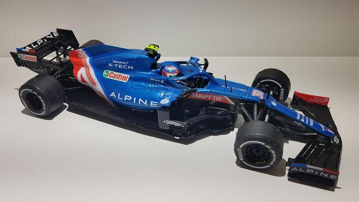 F1 Alpine A521 Esteban Ocon Boxed 1/18, Hobby en Vrije tijd, Modelauto's | 1:18, Nieuw, Auto, Solido, Ophalen of Verzenden