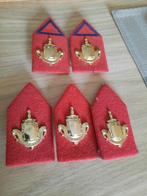 Baret en kraagspiegels infanterie, Verzamelen, Militaria | Algemeen, Ophalen of Verzenden, Landmacht, Nederland, Helm of Baret