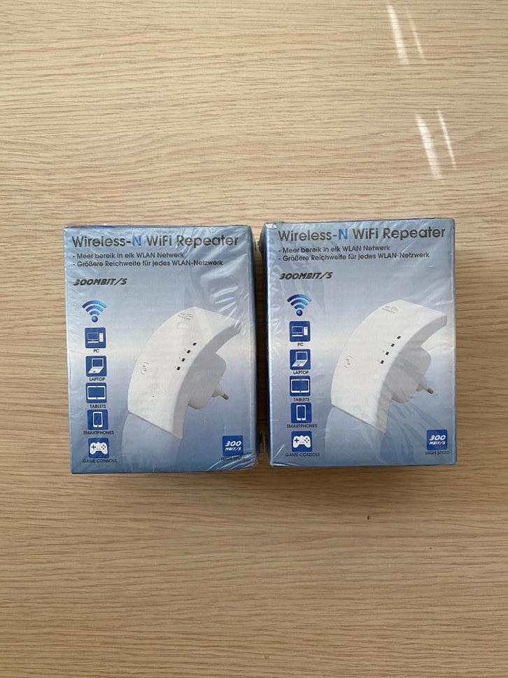 Wireless-N WiFi Repeater (WiFi versterker), Computers en Software, WiFi-versterkers, Nieuw, Ophalen of Verzenden