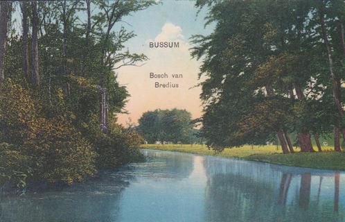 16637 Bussum Bosch van Bradius oude kaart 1947, Verzamelen, Ansichtkaarten | Nederland, Ongelopen, Noord-Holland, 1940 tot 1960