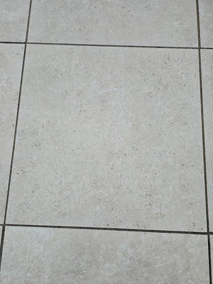Gratis!! Volkeramische tegels 60x60 licht terracotta, Doe-het-zelf en Verbouw, Tegels, Gebruikt, Vloertegels, Keramiek, 40 tot 60 cm