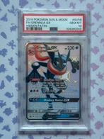 Greninja GX Full Art Shiny SV56 Pokémon Hidden Fates PSA 10, Ophalen of Verzenden, Nieuw, Losse kaart