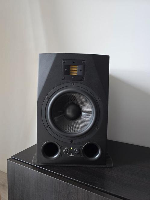 2x Adam Audio A8X studio monitors incl. doos en standaarden, Audio, Tv en Foto, Luidsprekers, Gebruikt, Front, Rear of Stereo speakers