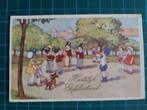 ansichtkaart a210) jeugd fanfare., Verzamelen, Ophalen of Verzenden, 1920 tot 1940, Gelopen, Overige thema's