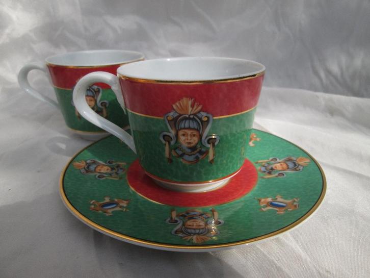 2 x Kop en 1Schotel Hutschenreuther Semperoper Dresden Dekor, Verzamelen, Porselein, Kristal en Bestek, Nieuw, Kop en/of schotel