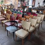 Partij Vintage Stoelen - Diverse Modellen, Ophalen, Gebruikt, Overige kleuren, Metaal