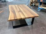 Walnoten salontafel 130x80cm, Ophalen, Nieuw, Rechthoekig, Minder dan 50 cm