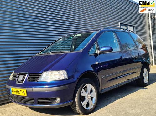 Seat Alhambra 2.0 Active Style (7PERS.) 01-2009 Blauw Metall, Auto's, Seat, Bedrijf, Te koop, Alhambra, ABS, Airbags, Airconditioning