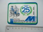sticker oud EDE Max Stein fiets 1984 racefiets brommer strip, Verzenden, Zo goed als nieuw, Bedrijf of Vereniging