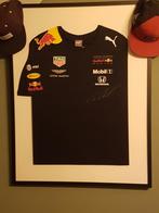 Gesigneerd shirt Max Verstappen ingelijst, Verzenden, Nieuw, Formule 1