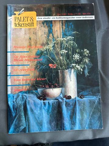 Palet en Tekenstift nr 220 1988/1989 beschikbaar voor biedingen