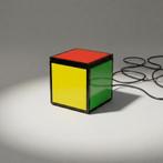 Originele Cuboluce designlamp – Cini & Nils (vintage), Kunststof, Gebruikt, Verzenden, Minder dan 50 cm