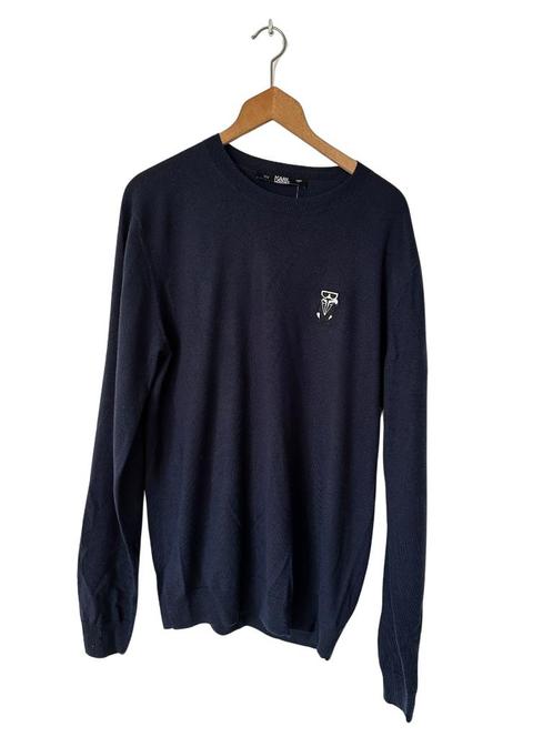 Karl Lagerfeld trui M, Kleding | Heren, Truien en Vesten, Zo goed als nieuw, Maat 48/50 (M), Blauw, Ophalen of Verzenden