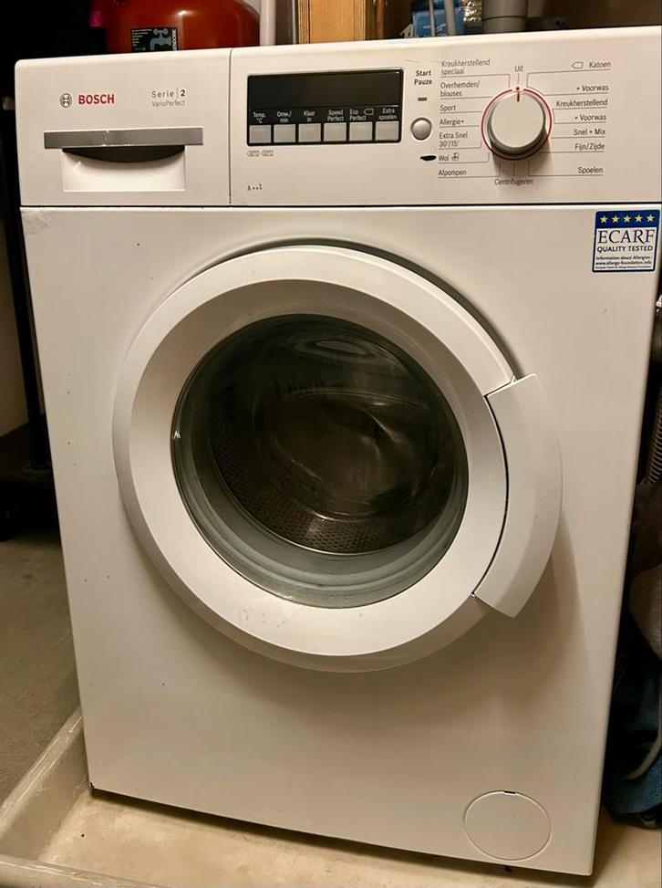 Bosch Serie 2 VarioPerfect Wasmachine (6kg) - Hengelo, Witgoed en Apparatuur, Wasmachines, Gebruikt, Voorlader, 4 tot 6 kg, 85 tot 90 cm