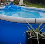 Grote jumbo-pool zwembad 450x107 cm, met waterfilter, Ophalen, Zo goed als nieuw, Minder dan 80 cm
