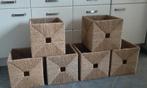 6x knipsa mand voor ikea kallax Vakkenkast, Ophalen, Zo goed als nieuw, Rechthoekig, Riet