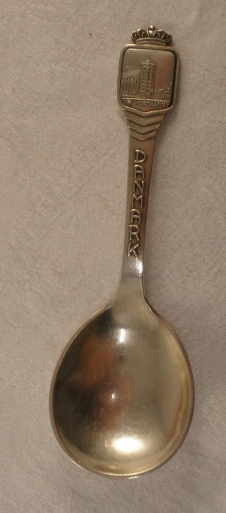 Oude verzilverde suikerschep Danmark, Ophalen of Verzenden