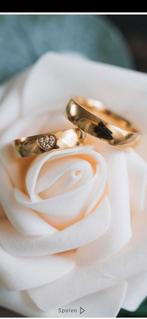 Nieuwe goud vergulde Trouwringen - Maat 16.5 & 20, Sieraden, Tassen en Uiterlijk, Ringen, IJzer of Staal, Nieuw, Ophalen of Verzenden