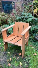 Rietveld Crate Chair van gerecycled hout, Huis en Inrichting, Stoelen, Ophalen, Bruin, Rietveld design, Zo goed als nieuw