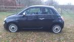 Fiat 500S 0.9 Twinair Turbo, Auto's, Voorwielaandrijving, Euro 5, Zwart, Leder en Stof