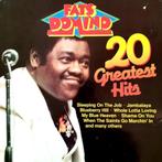 Fats Domino - 20 Greatest Hits LP, Ophalen of Verzenden, 1960 tot 1980, Zo goed als nieuw, 12 inch