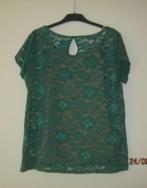 Kanten tuniek shirt mt 46 groen, Mexx, Maat 42/44 (L), Ophalen of Verzenden, Zo goed als nieuw